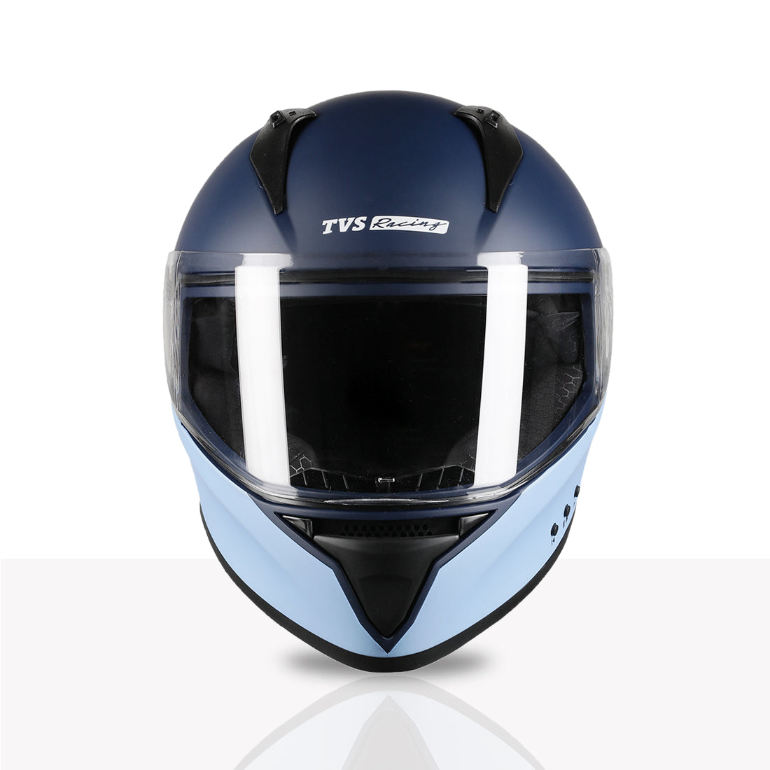 TVS Racing Anti Boring Bluetooth Integrated Full Face Helmet for Men and Women, ISI DOT Certified, ABS Shell, Built In Bluetooth 5.2, USB C Charging, Music Calls Navigation